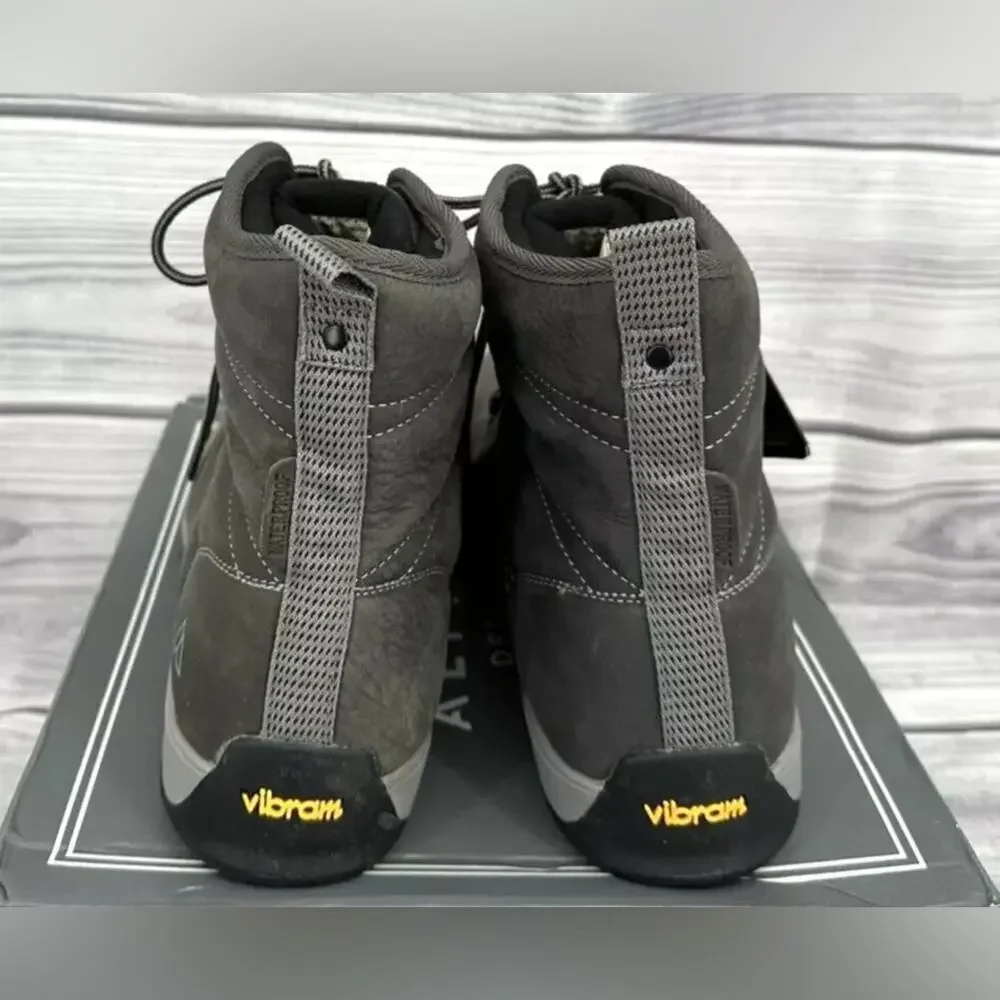 ALPINE DESIGN X KAMIK EZRA WATERPROOF LEATHER BOOTS Men's Size 8.5 GREY‎ NEW